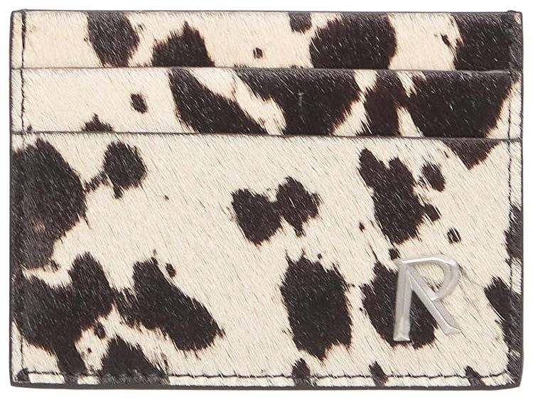 Represent Clo Cowhide Card Holder Flat WhiteJet Black