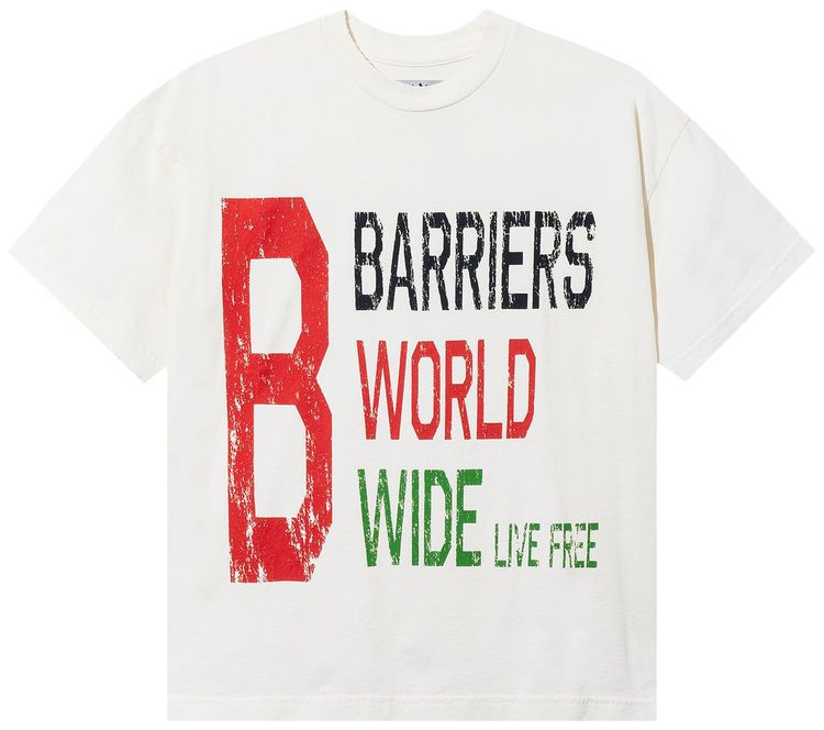 Barriers Flag Tee Cream