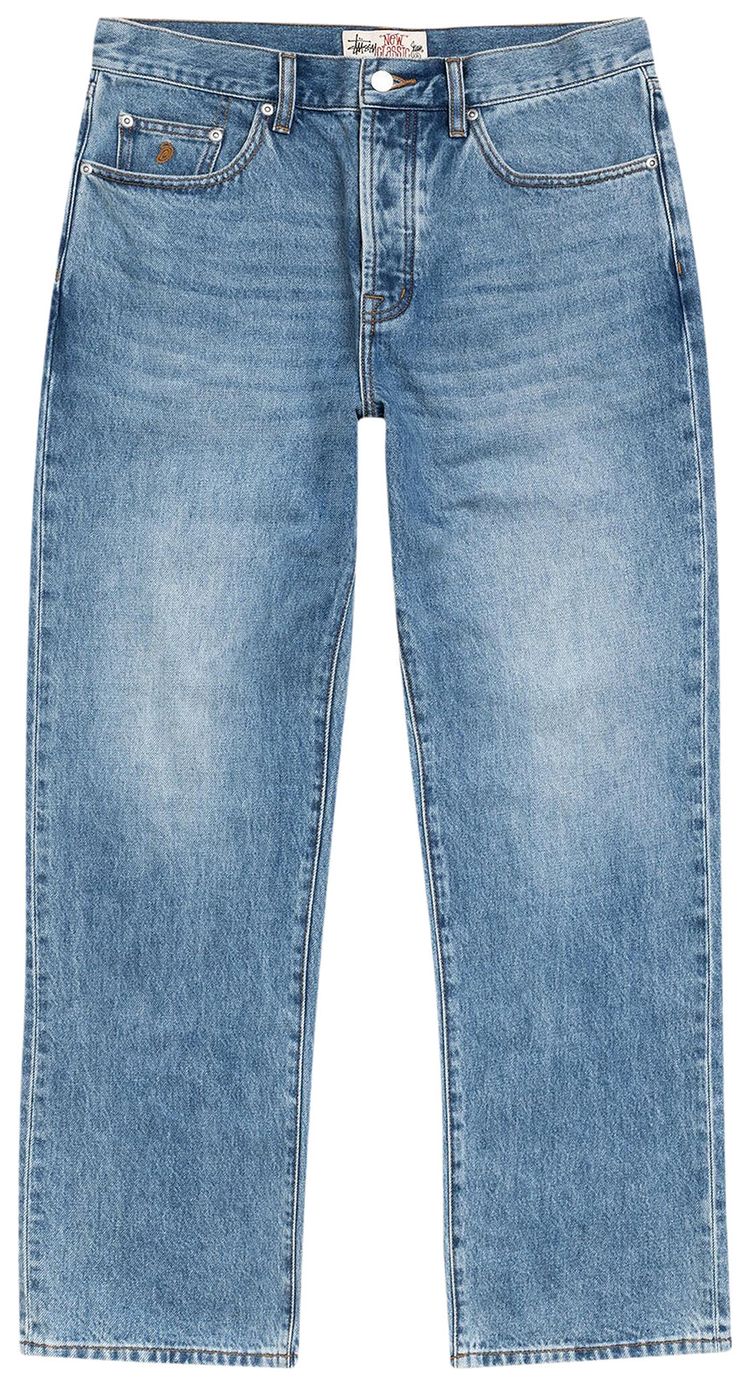 Stussy New Classic Denim Jean Indigo Stone Wash