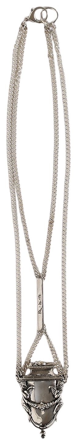 Enfants Riches Deprimes Officer Necklace Antique Silver