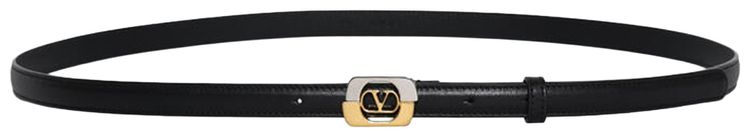 Valentino Belt H 15 Vlogo Signature Nero