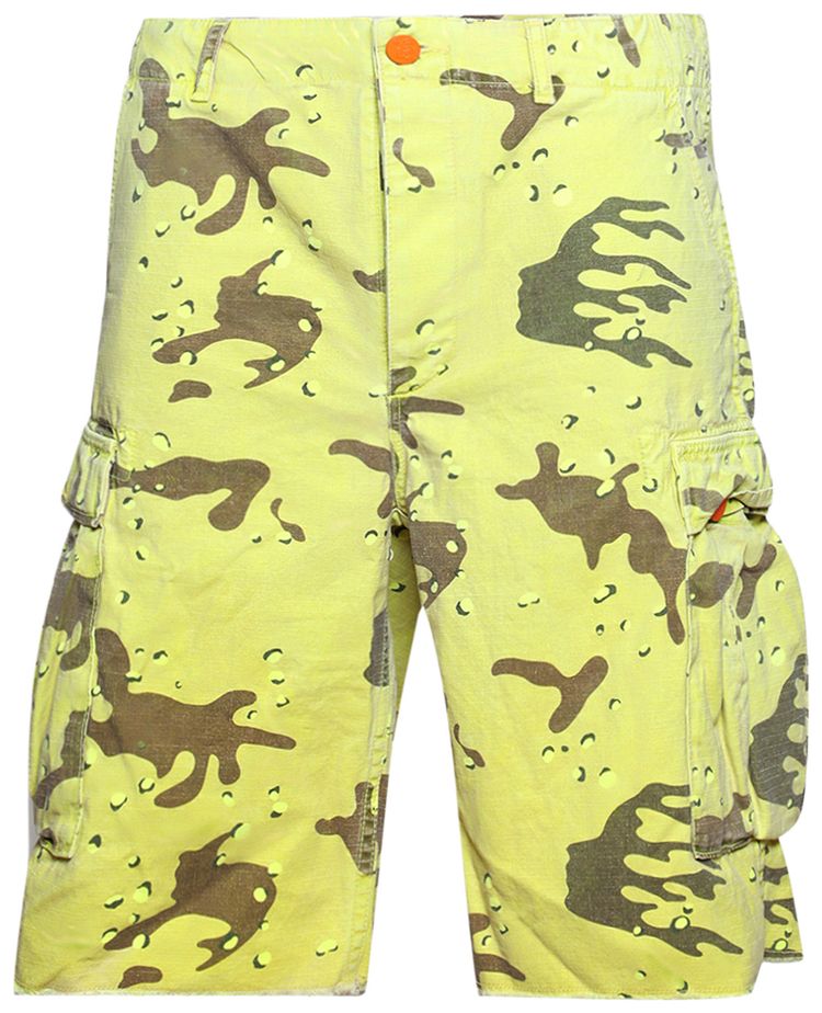Hellstar Cargo Shorts Yellow