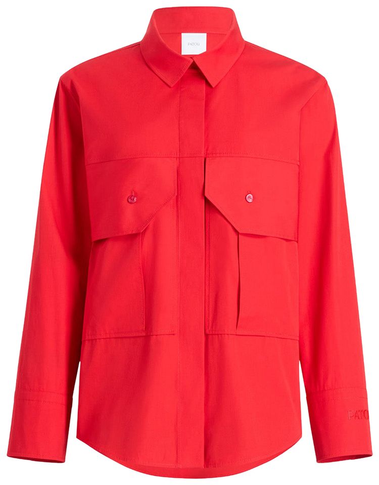 Patou Cargo Blouse Elixir Red