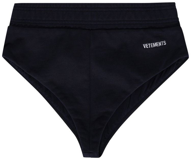 Vetements Jersey Hot Pants Navy