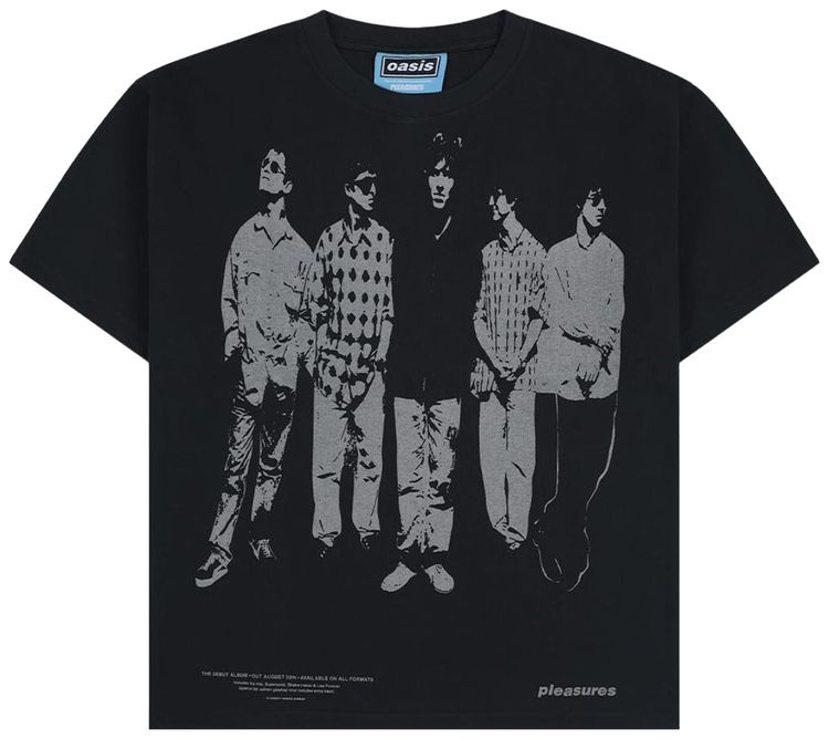 Pleasures Definitely Heavyweight Tee Faded Black