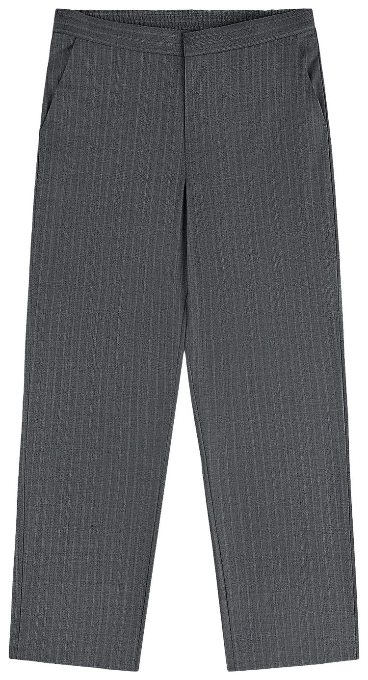 Aime Leon Dore Pinstripe Elasticated Waist Trouser Grey Stripe