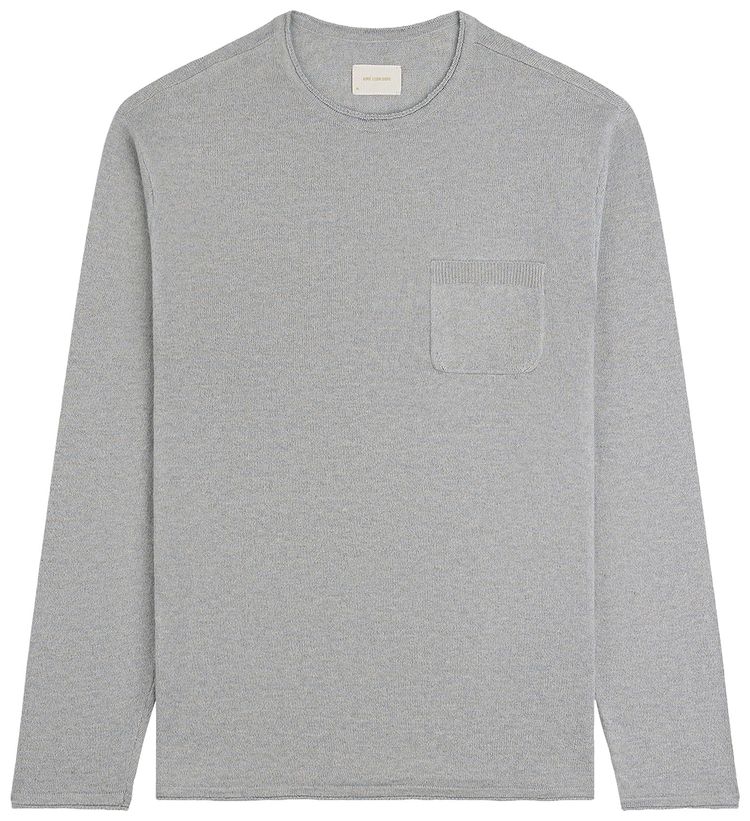 Aime Leon Dore Long Sleeve Knit Pocket Tee Skywriting