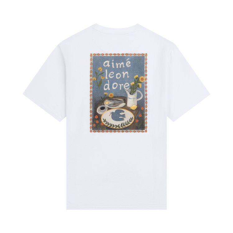 Aime Leon Dore Breakfast Tee Bright White