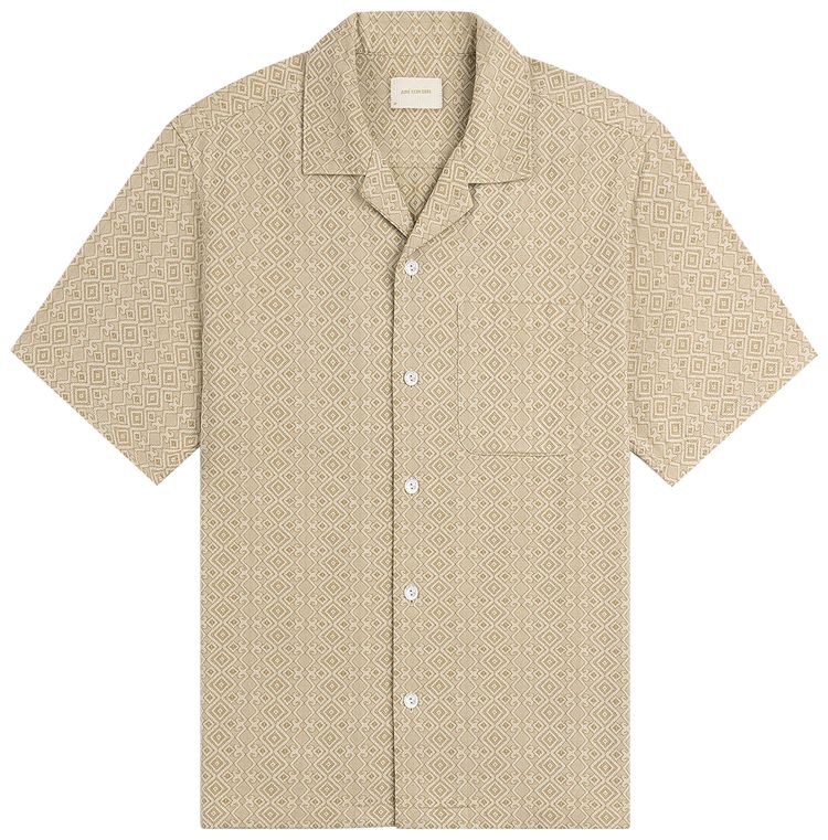 Aime Leon Dore Jacquard Leisure Shirt Coconut Milk
