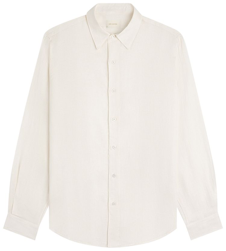 Aime Leon Dore Long Sleeve Linen Shirt Pristine