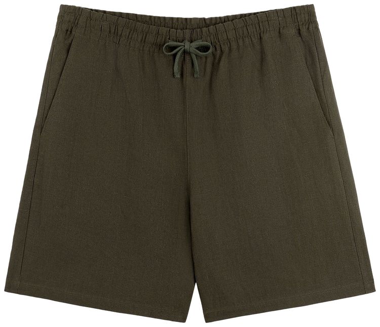 Aime Leon Dore Linen Leisure Short Deep Lichen Green