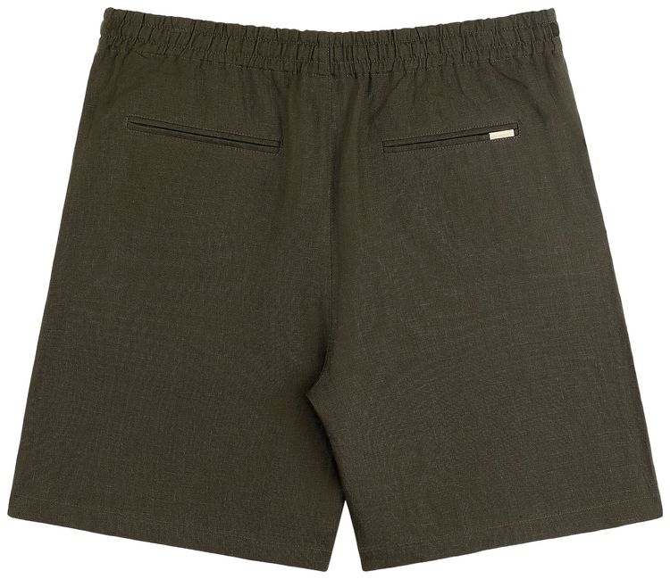 Aime Leon Dore Linen Leisure Short Deep Lichen Green