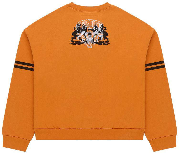 Sp5der Aranea Crewneck Burnt Orange