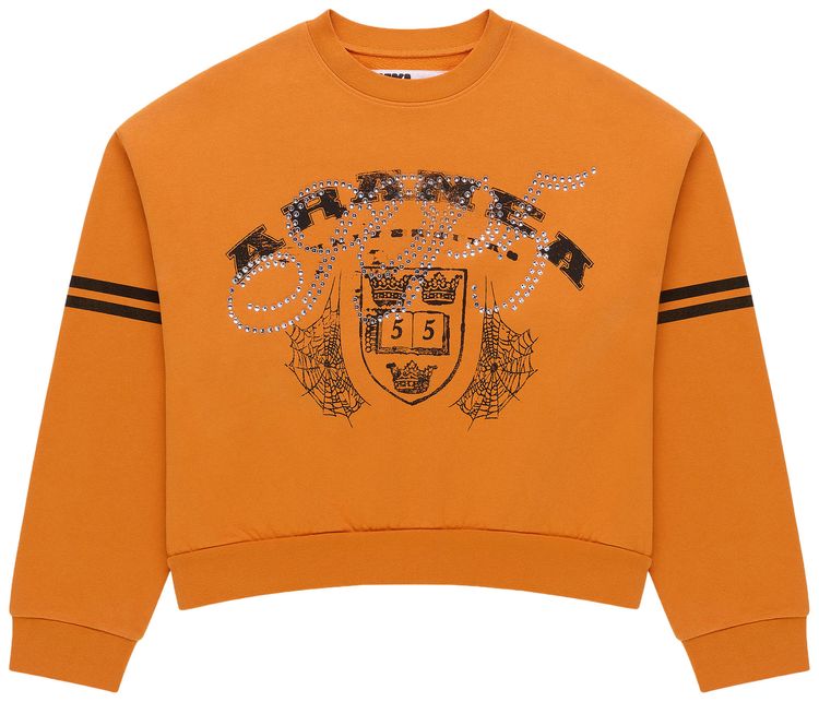 Sp5der Aranea Crewneck Burnt Orange