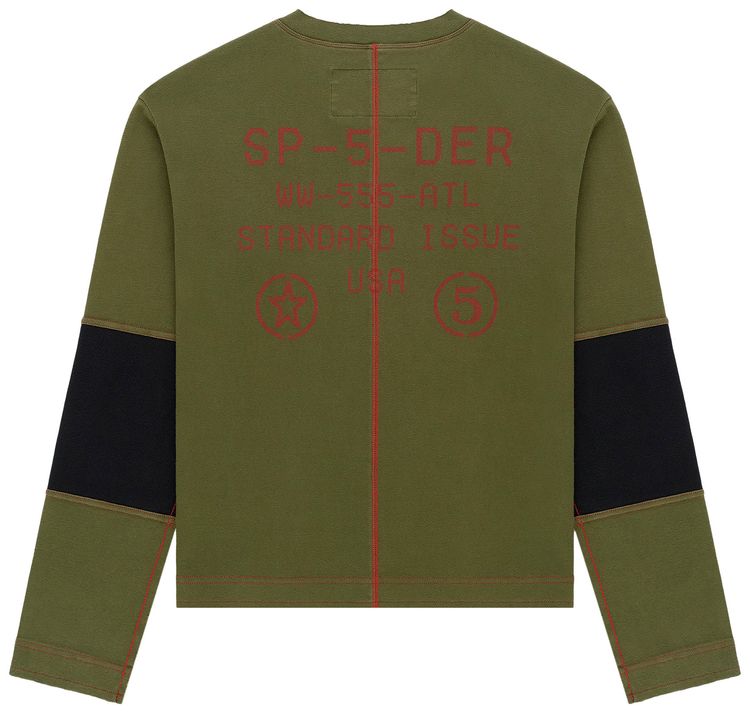 Sp5der Service Long Sleeve Chive