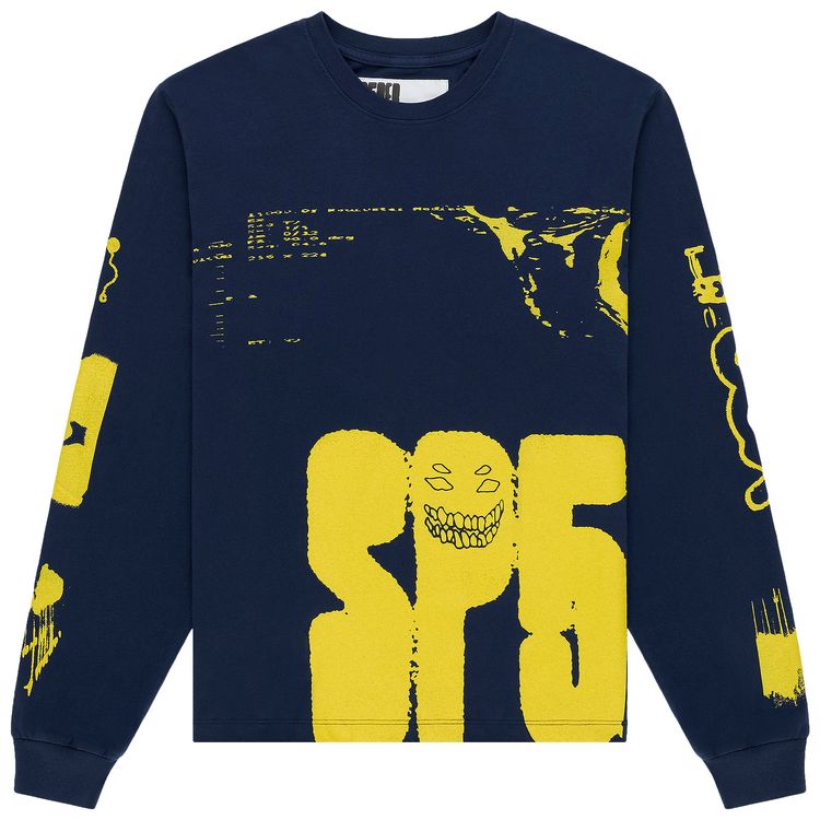 Sp5der X Ray Long Sleeve Navy