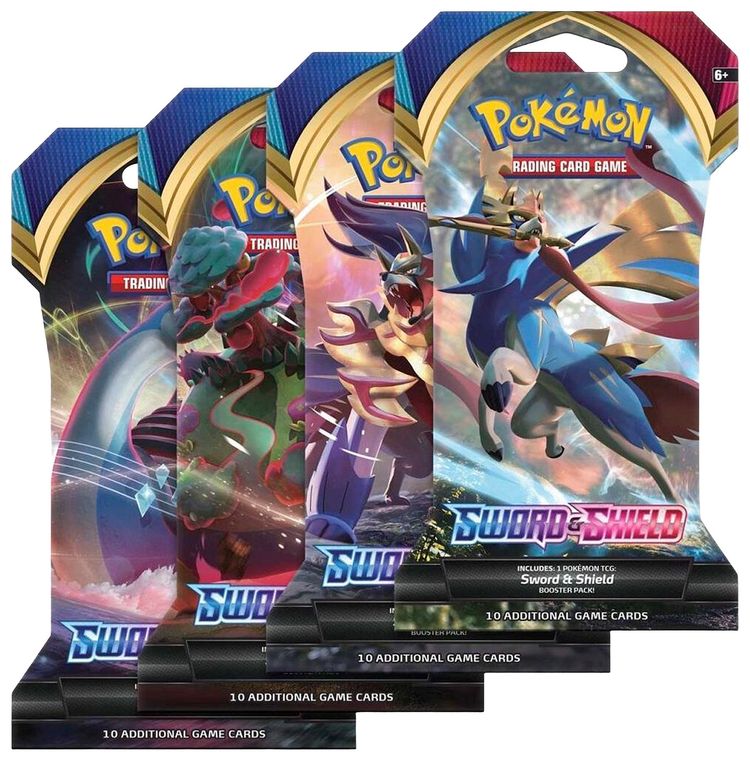 Pokemon Sword  Shield Base Set Sleeved Booster Pack 1 Pack