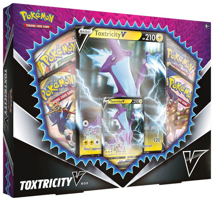 Pokemon Sword  Shield Base Set Toxtricity V Box