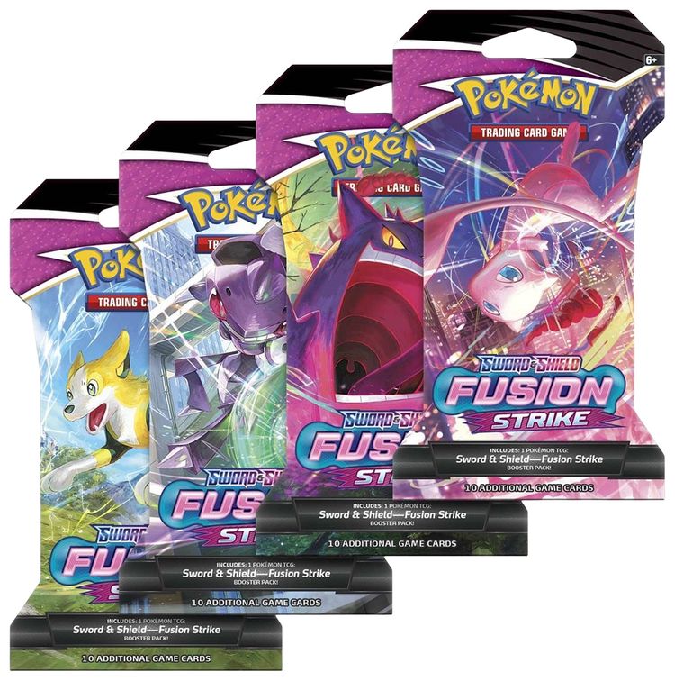 Pokemon Sword  Shield Fusion Strike Sleeved Booster Pack 1 Pack