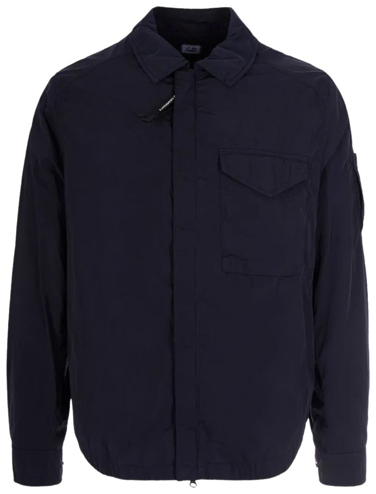 CP Company Chrome R Zipped Lens Overshirt Total Eclipse
