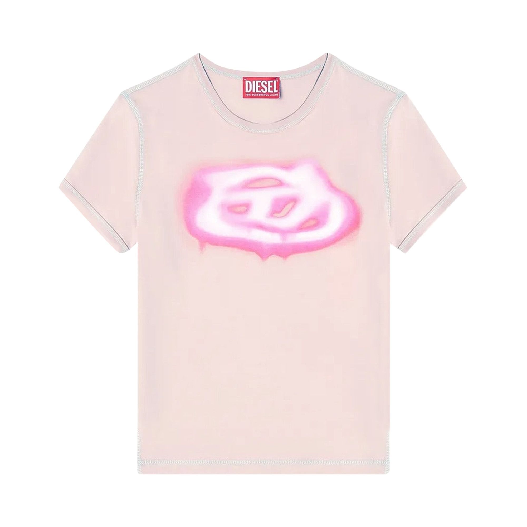 Buy Diesel T-Uncuties-Long-S3 T-Shirt 'Pink' - A20497 0QHHA 33L | GOAT