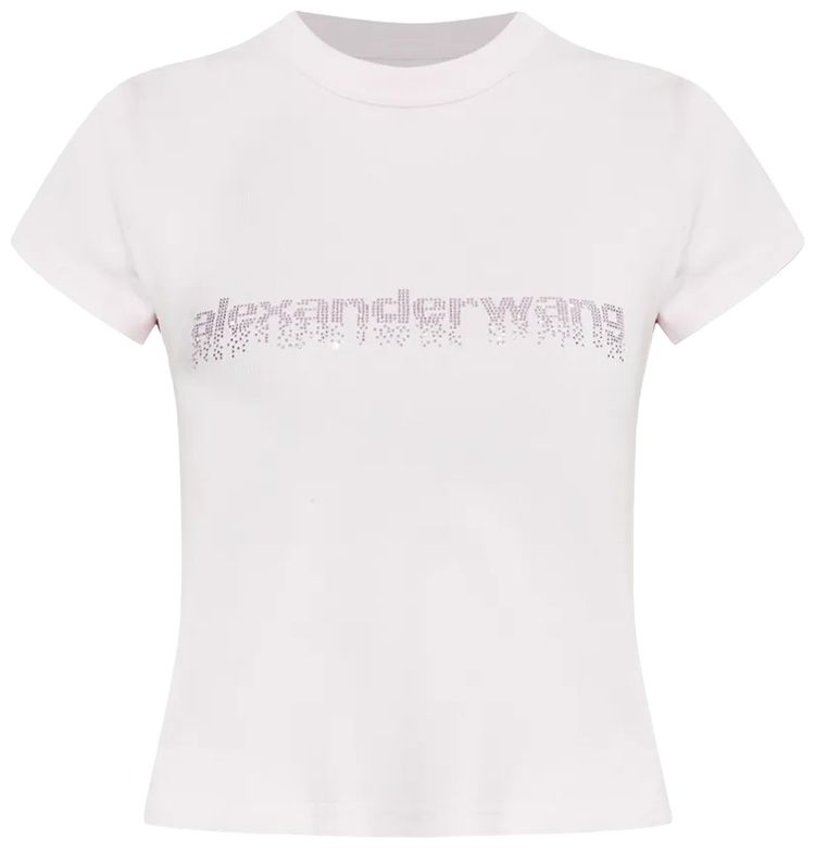 Alexander Wang Hotfix Graphic Tee Light Pink