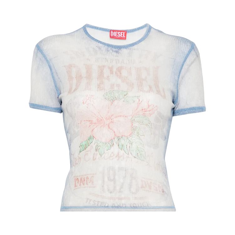 Diesel T Iana Short Sleeve Top White