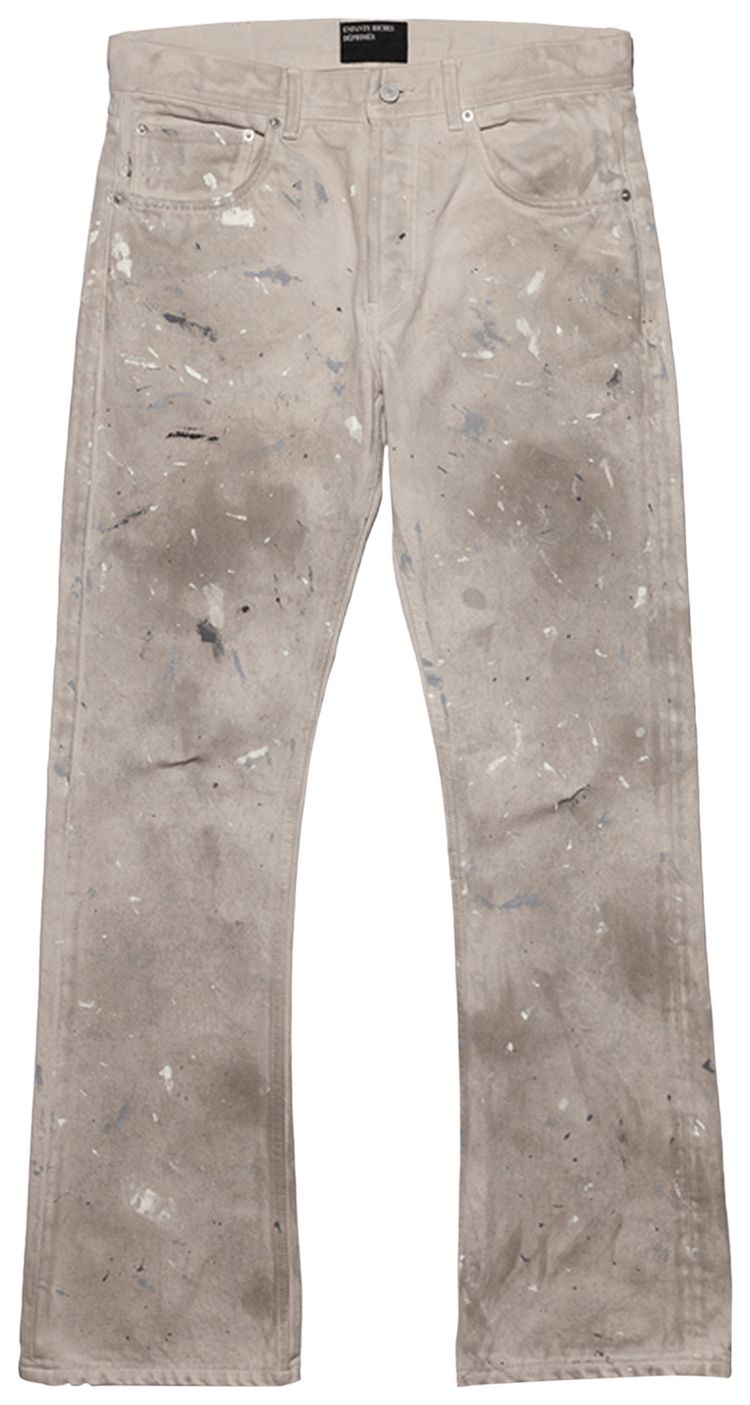 Enfants Riches Deprimes Flare Jeans Paint White