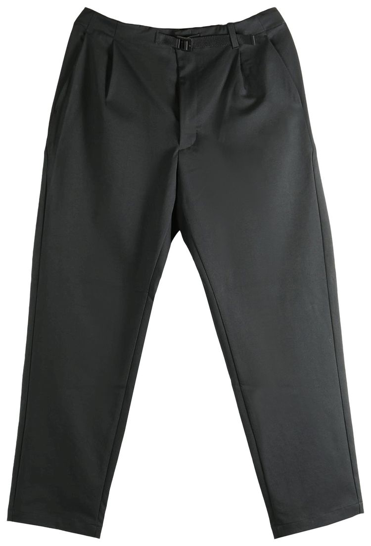 Goldwin One Tuck Tapered Stretch Pants Black