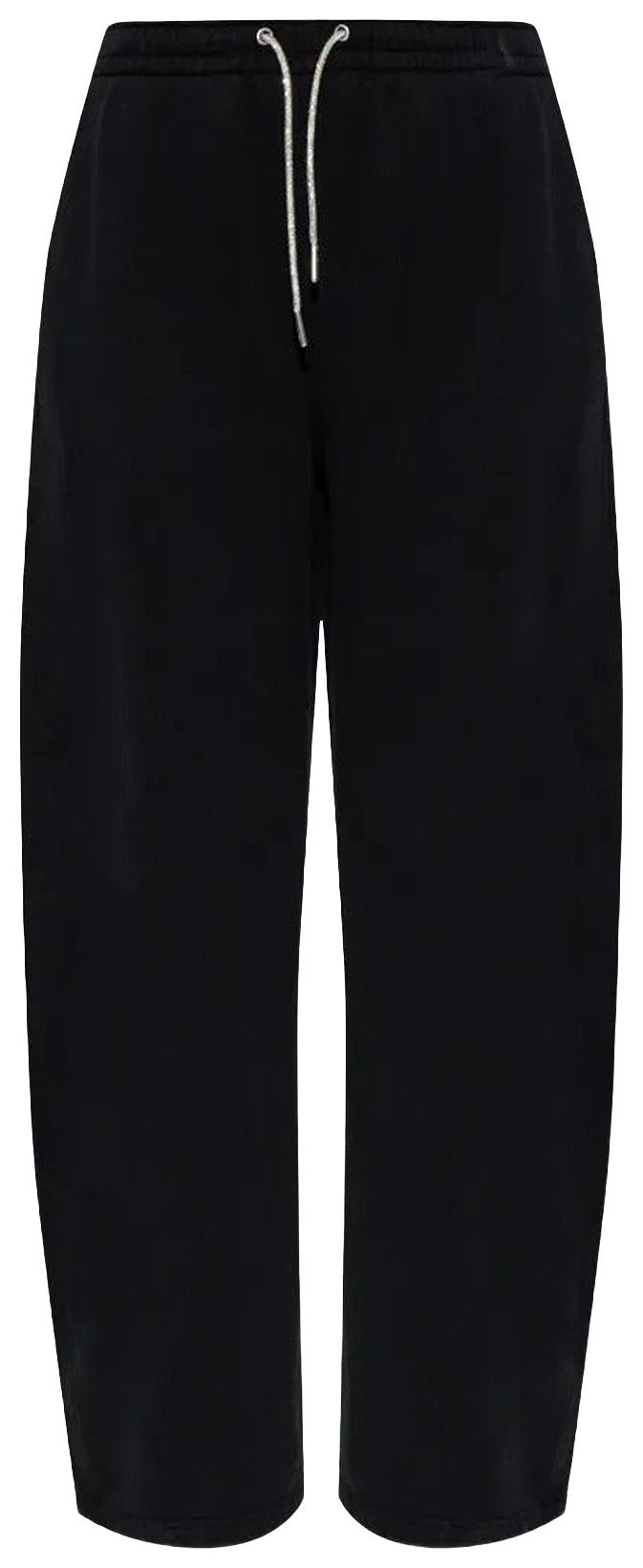 Alexander Wang Rhinestone Drawstring Track Pants Black