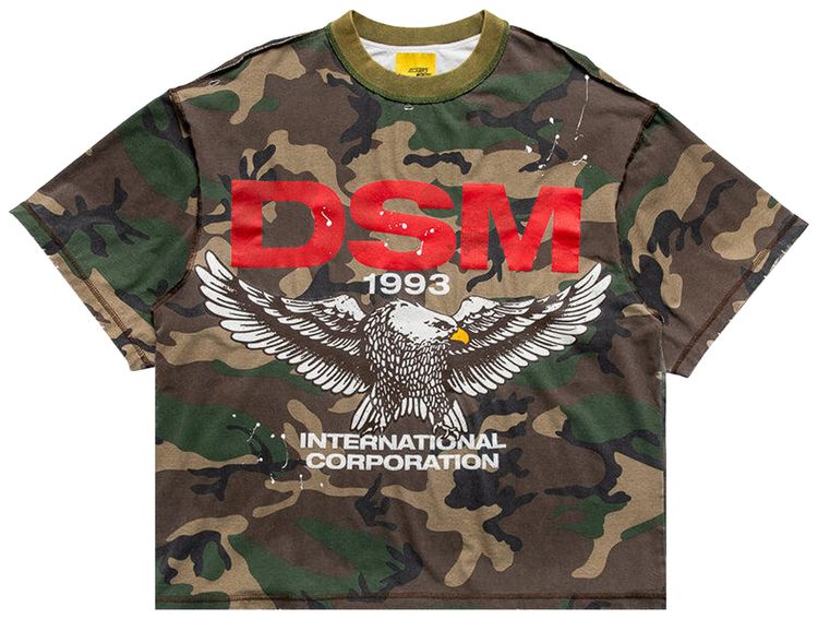Diet Starts Monday Eagle Tee Camo