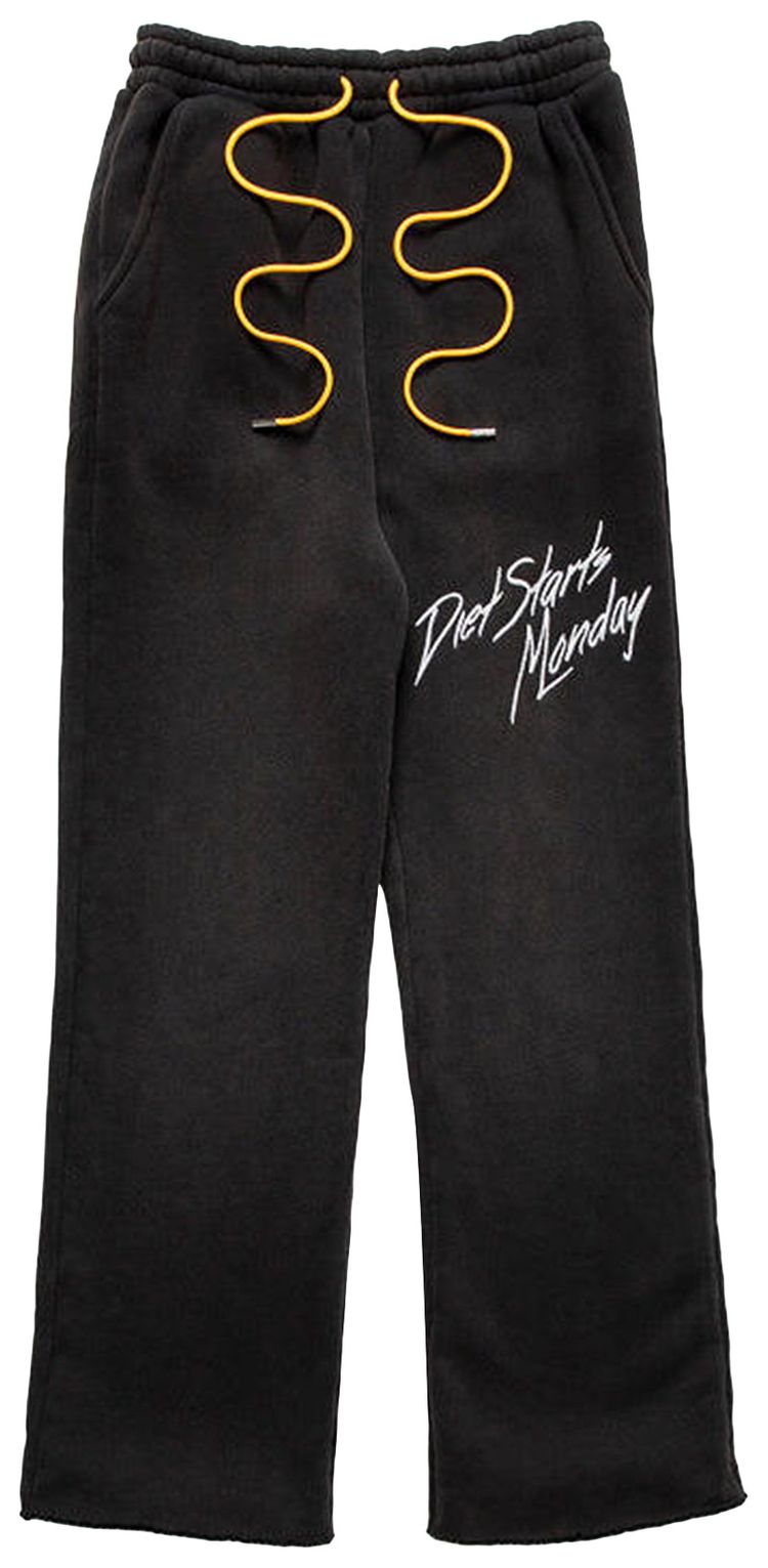 Diet Starts Monday Marker Sweatpant Black