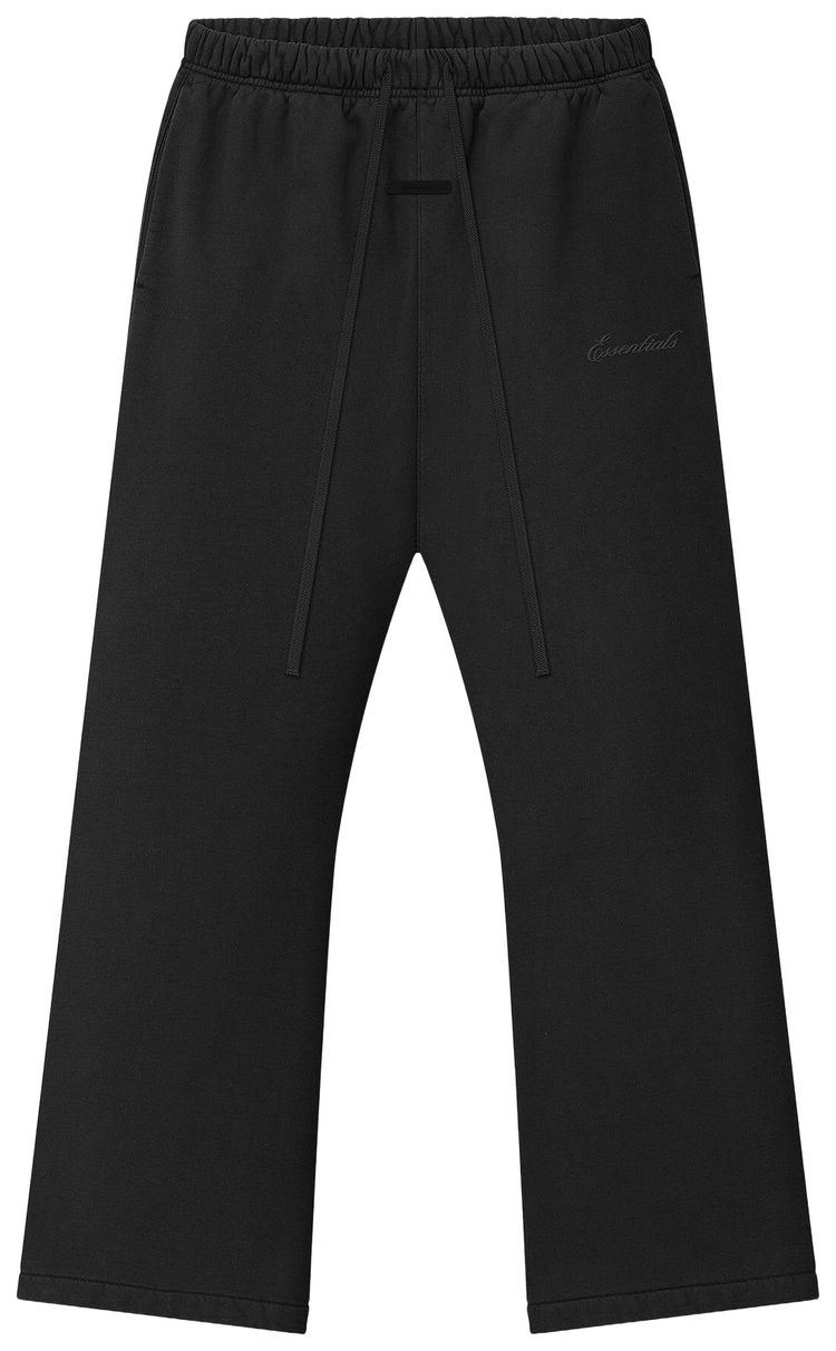 Fear of God Essentials Signature Flare Sweatpants Faded Black