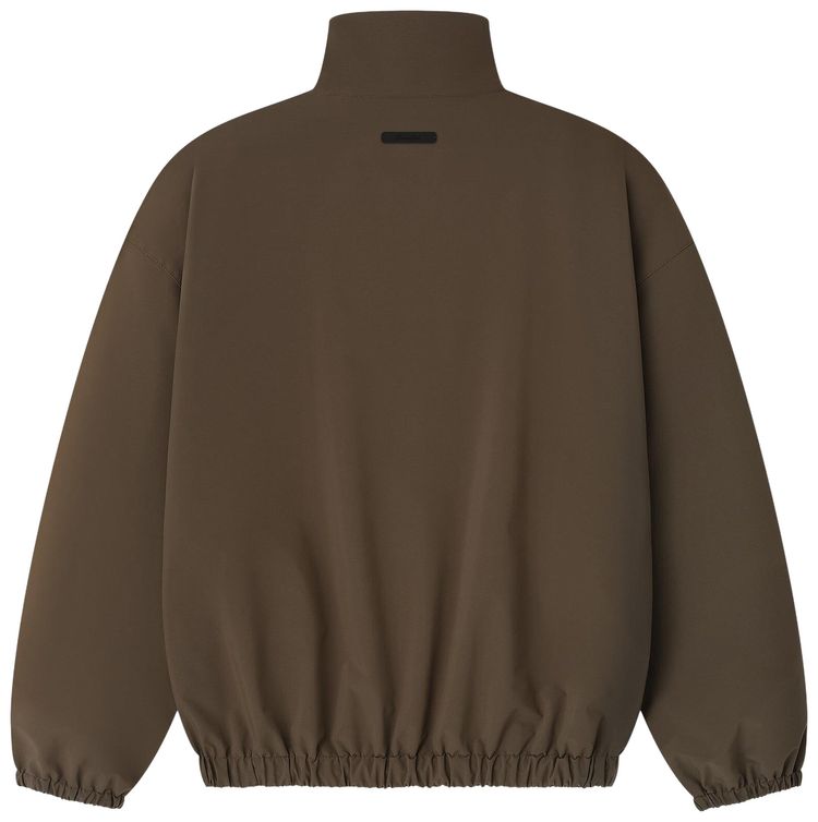 Fear of God Essentials Active Trace Half Zip Track Jacket Brown