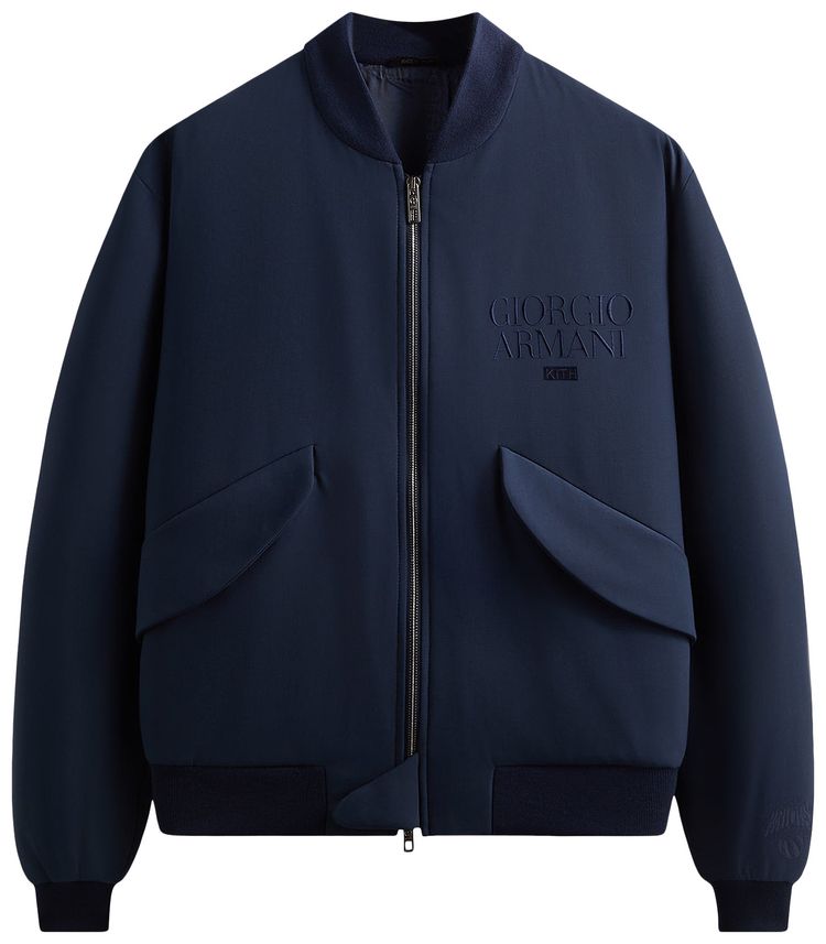 Kith x Giorgio Armani x For The New York Knicks Bomber Jacket Nocturnal