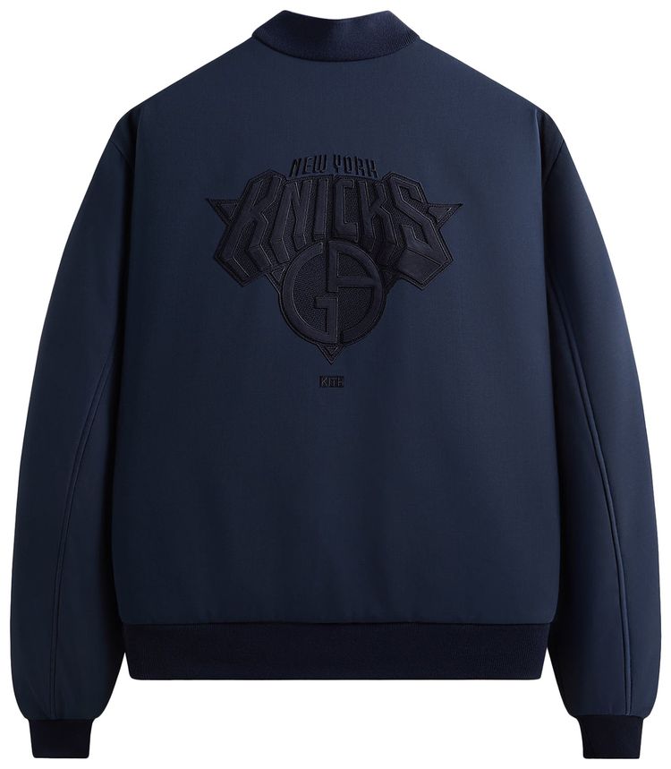 Kith x Giorgio Armani x For The New York Knicks Bomber Jacket Nocturnal
