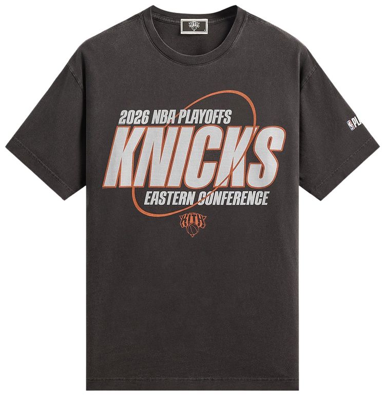 Kith For The New York Knicks Playoffs Tee Black