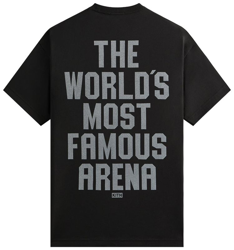 Kith For The New York Knicks Madison Square Garden Burst Jones Tee Black