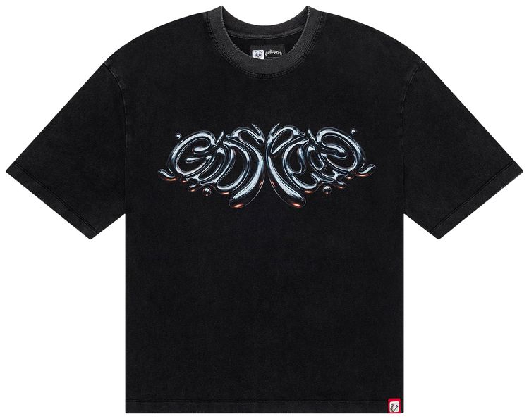 Godspeed Mercury Logo T Shirt Black Wash