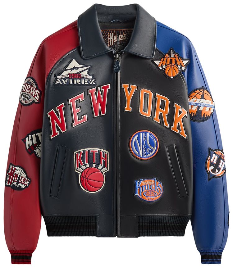 Kith x Avirex For The New York Knicks Madison Square Garden Icon Jacket Multi
