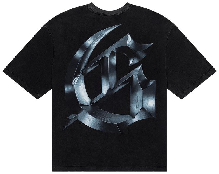 Godspeed Mercury Logo T Shirt Black Wash