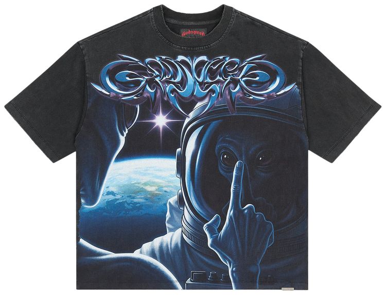 Godspeed First Contact 2 T Shirt Black