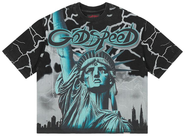 Godspeed Voltage T Shirt Wolf Grey