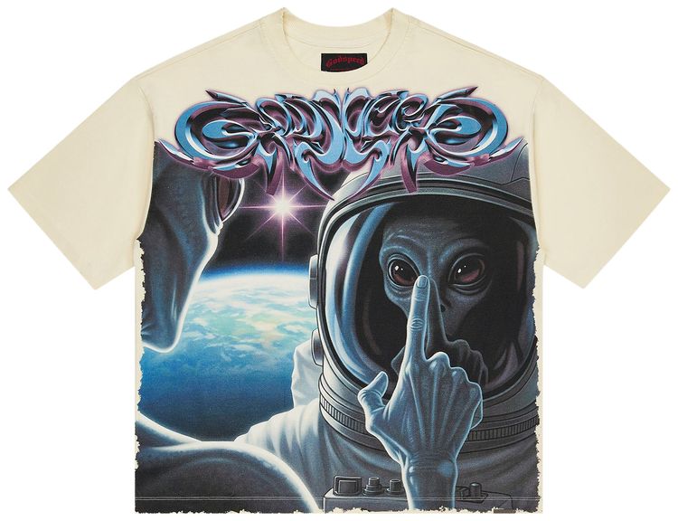Godspeed First Contact 2 T Shirt Bone