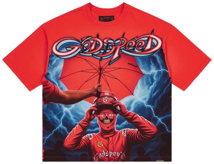 Godspeed Supreme Reign T Shirt Red
