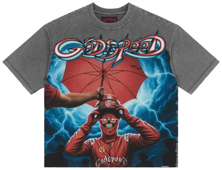 Godspeed Supreme Reign T Shirt Grey