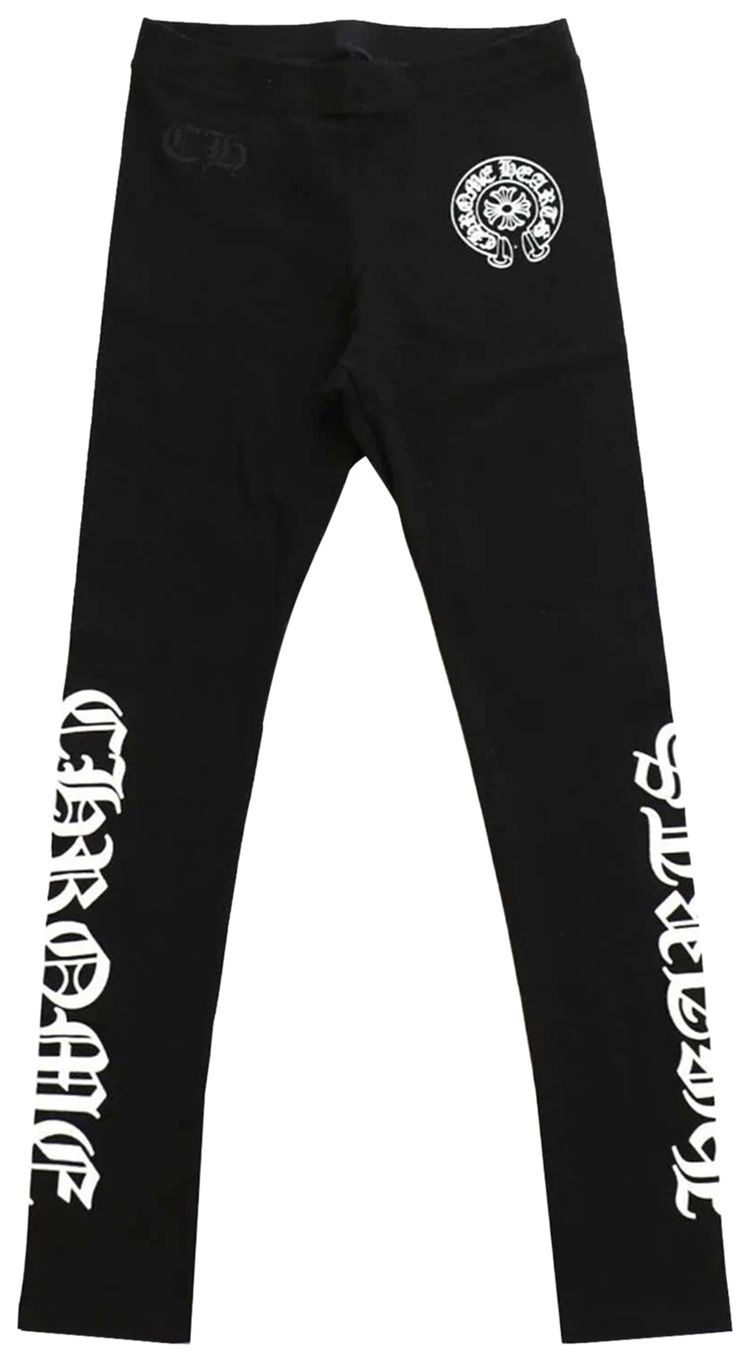 Chrome Hearts Chrome Horseshoe Leggings Black
