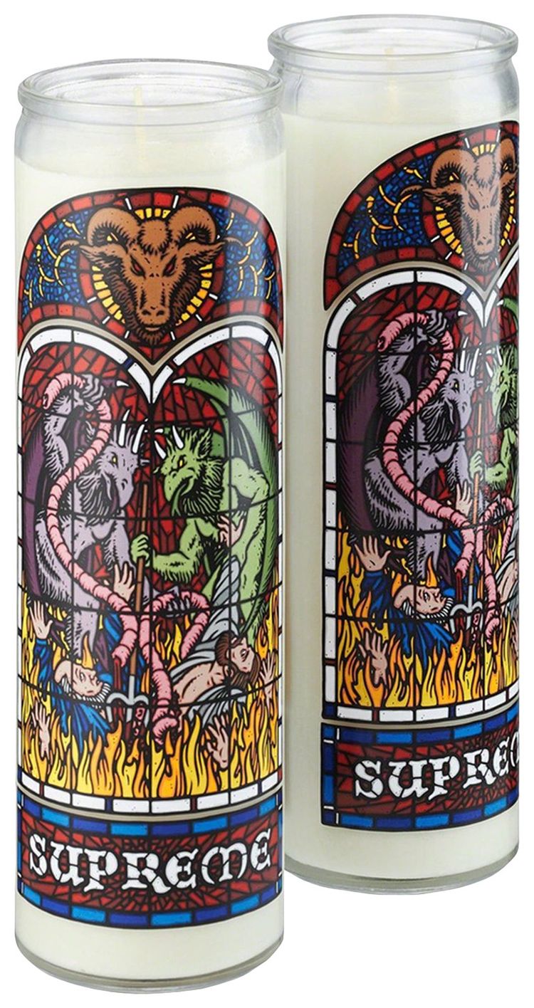 Supreme Candles White