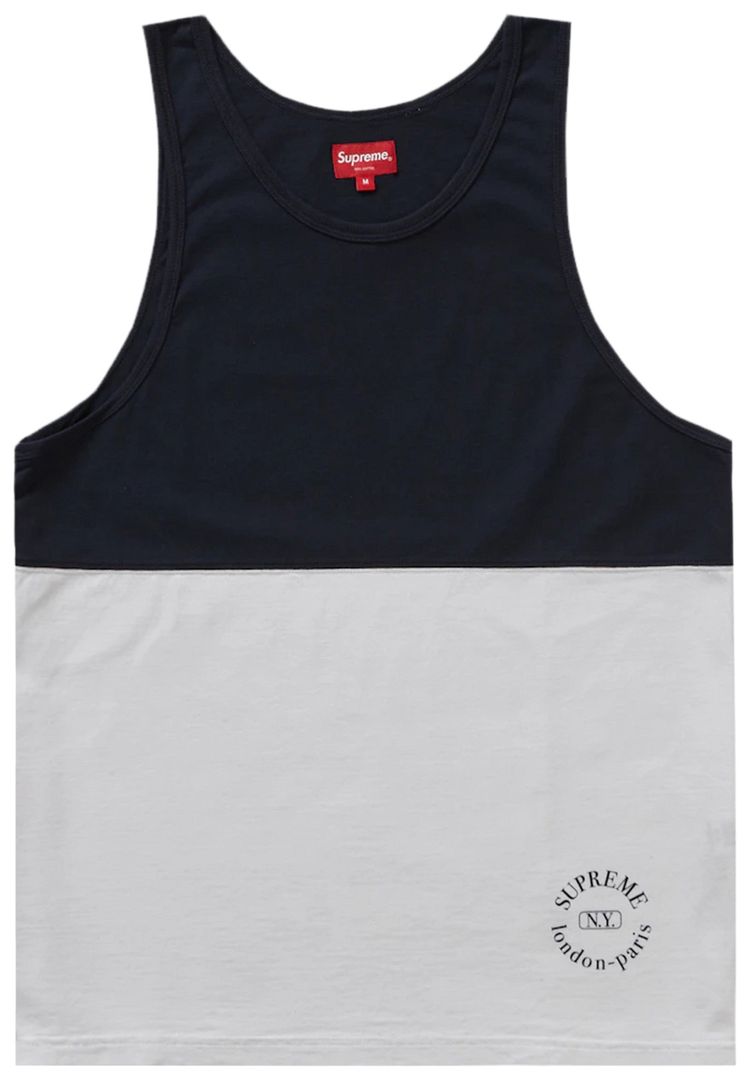 Supreme Split Tank Top Navy