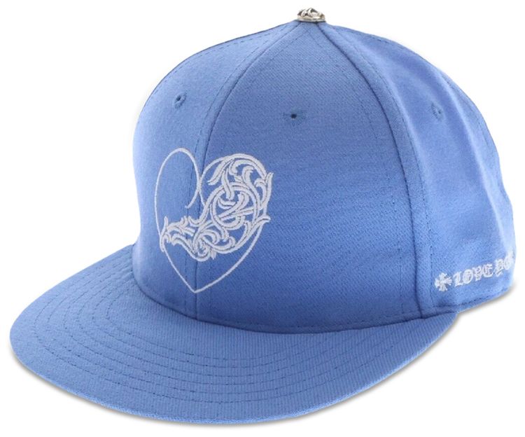 Chrome Hearts Love You Fitted Hat Baby Blue